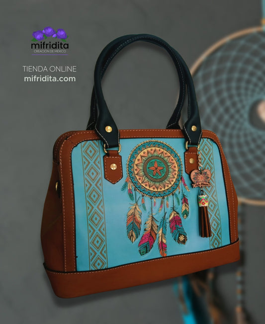 Bolso Atrapasueños Azul