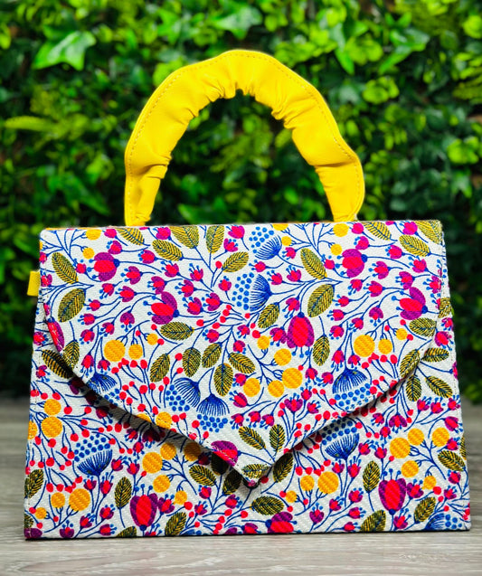 Bolso Floral Amarillo