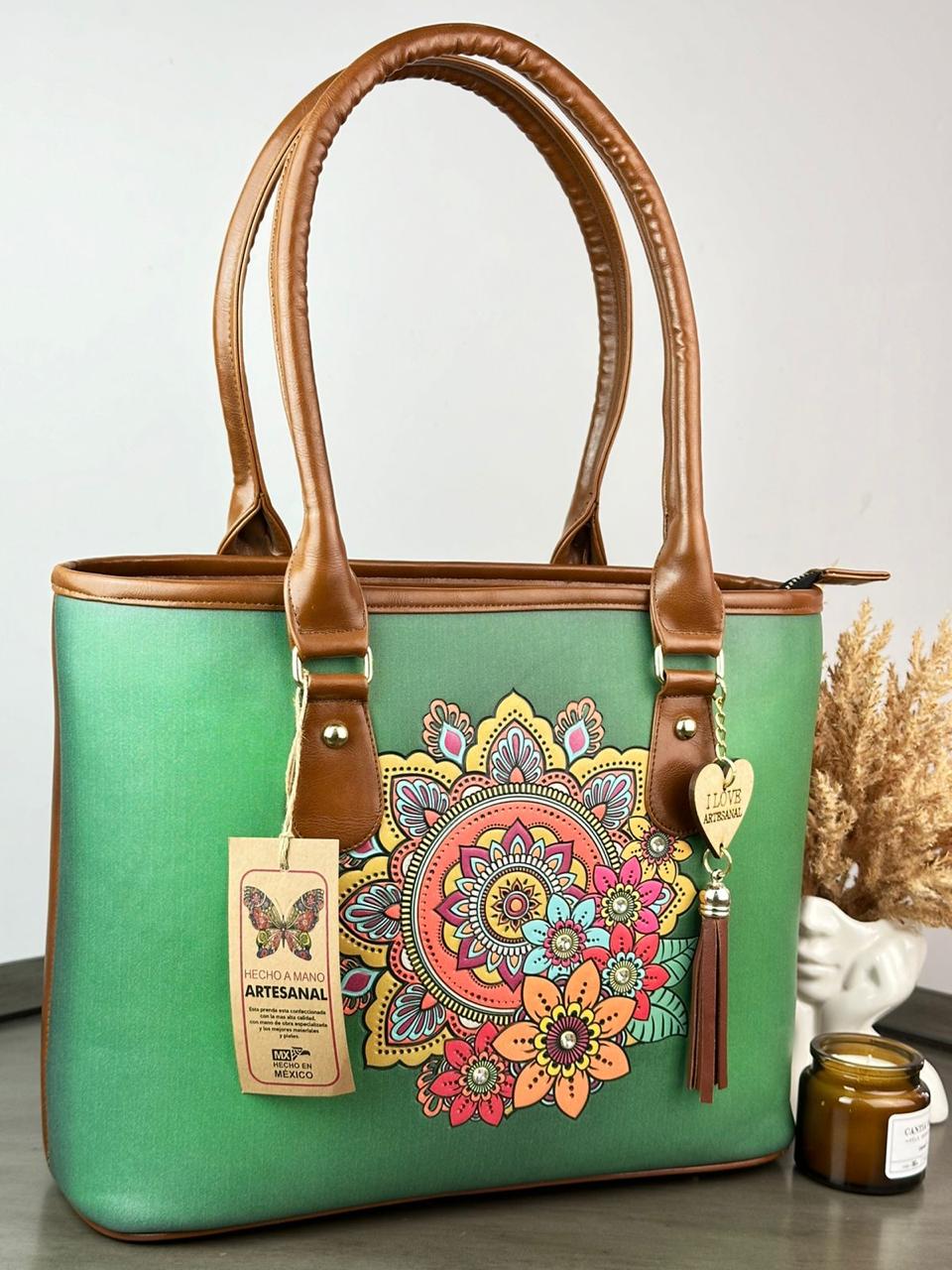 Bolso Mandala verde