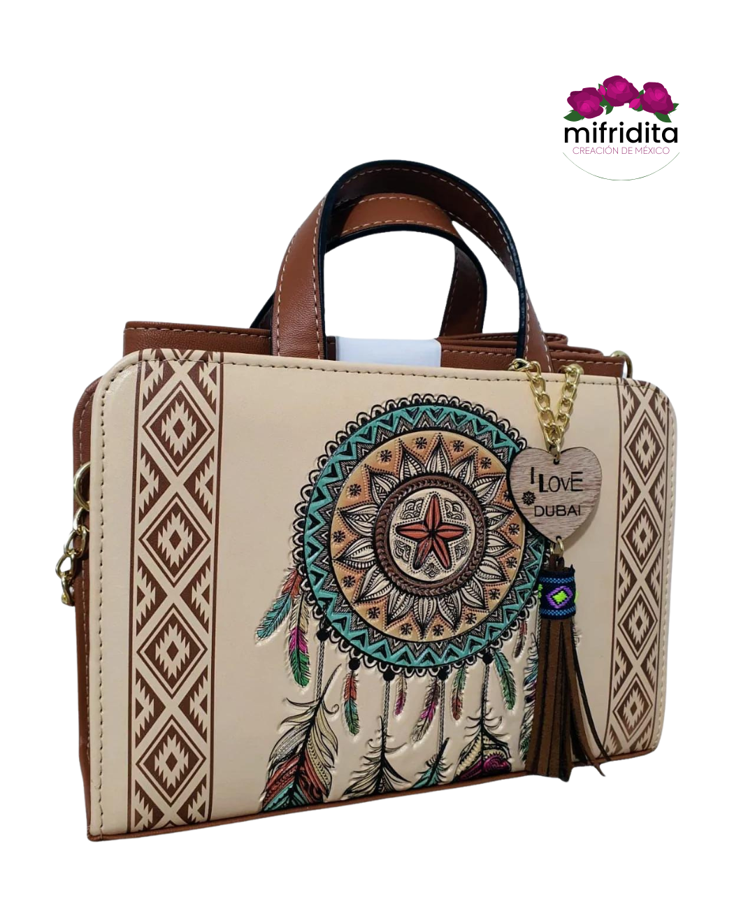 Crossbody Beige Atrapasueños